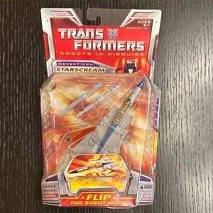 Starscream Toy - Gray and Blue